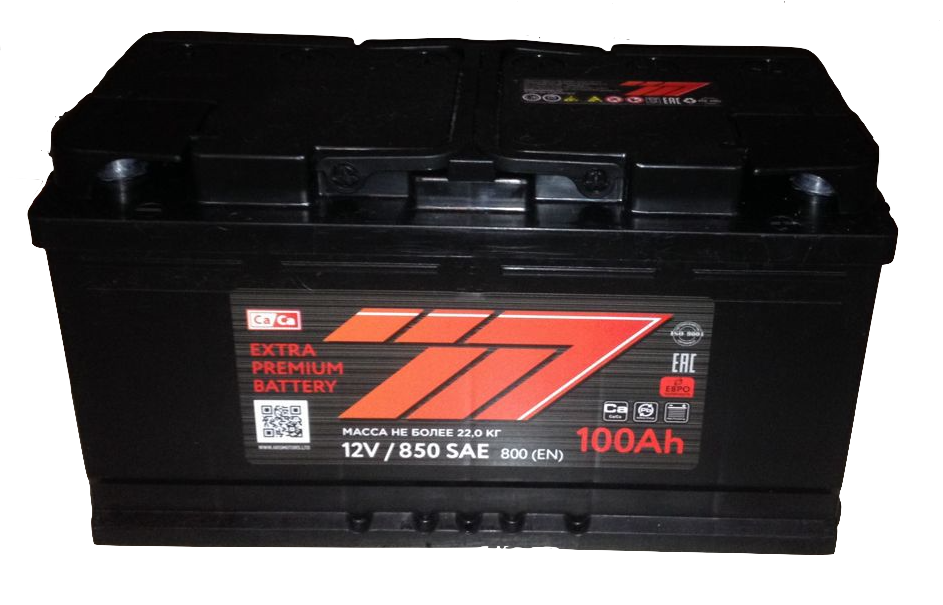 Аккумулятор автомобильный 777 RED UZ 100Ah оп
